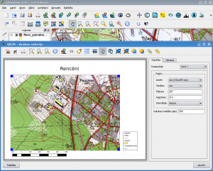 QuantumGIS drukas salicējs