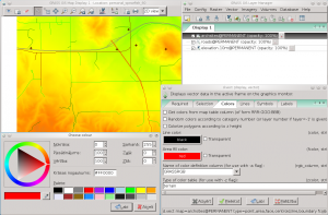 GRASS GIS wxGUI